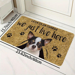 Puppy Print Pet Mat Welcome Doormat Geometric Indoor Outdoor Entrance Mat
