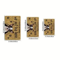 Puppy Print Pet Mat Welcome Doormat Geometric Indoor Outdoor Entrance Mat