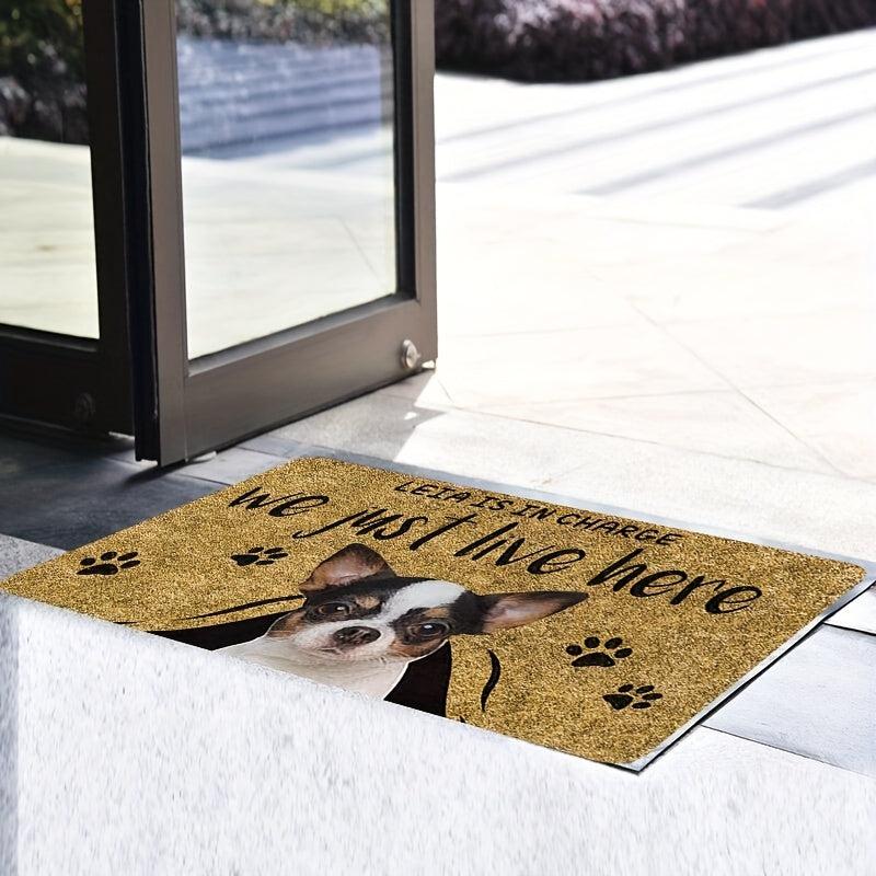 Puppy Print Pet Mat Welcome Doormat Geometric Indoor Outdoor Entrance Mat
