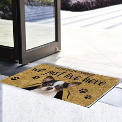 Puppy Print Pet Mat Welcome Doormat Geometric Indoor Outdoor Entrance Mat