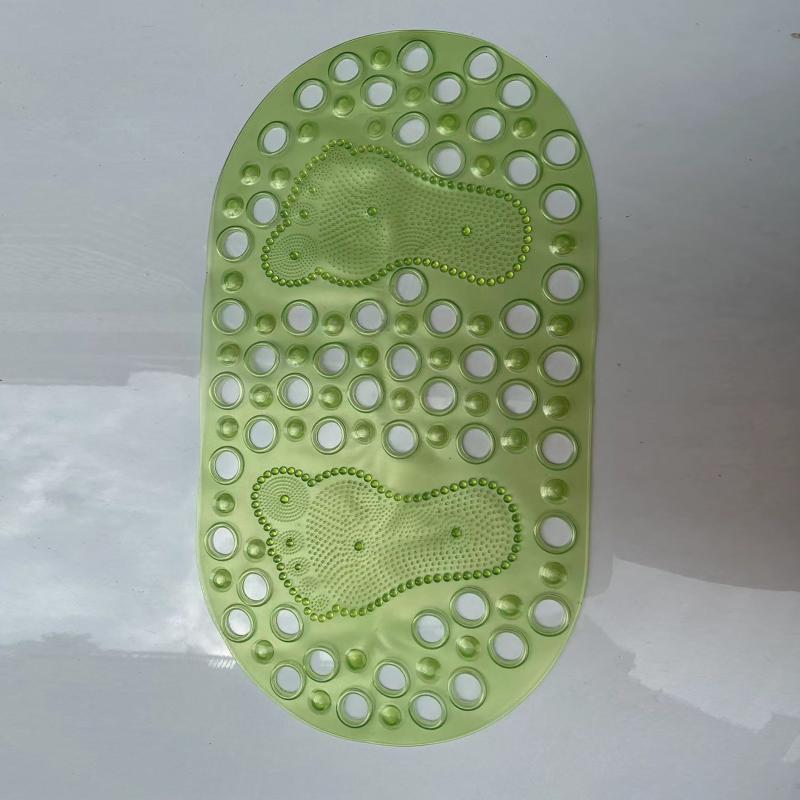 Anti-slip Shower Stall Mat with Drain Holes