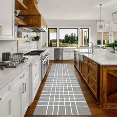 Soft Non-Slip Nordic Bedroom Carpet Machine Washable Runner Rug