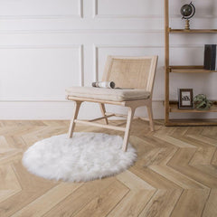 Soft Round Fluffy Rug for Daily Household Use