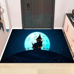 1pc HAPPY HALLOWEEN Kitchen Rug Non slip Washable Halloween Bedside Rug