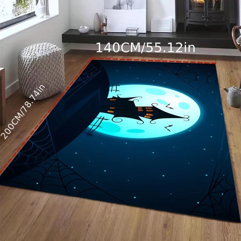 1pc HAPPY HALLOWEEN Kitchen Rug Non slip Washable Halloween Bedside Rug