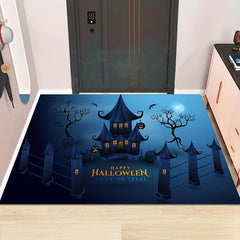 1pc HAPPY HALLOWEEN Kitchen Rug Non slip Washable Halloween Bedside Rug