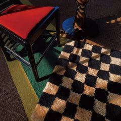 Checkerboard Floor Mat Absorbent Non Slip Thick Carpet Bathroom Bedroom Entryway