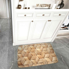 Square Strip Kitchen Mat Non-slip Floor Runner Rug