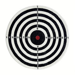 American Round Floor Mat Dart Plate Pattern Carpet