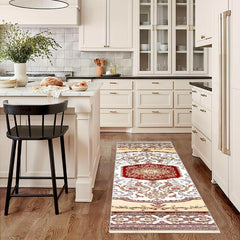 Vintage Medallion 2'X10' Runner Rug Foral Laundry Room Oriental HallW
