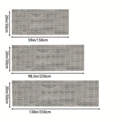 Soft Vintage Boho Runner Rug Non Slip Kitchen Waterproof Stain Resistant