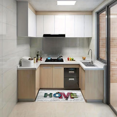 Printed Polyester Mat Area Rug Floor Carpet for Bathroom Kitchen Bedroom