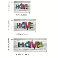 Printed Polyester Mat Area Rug Floor Carpet for Bathroom Kitchen Bedroom