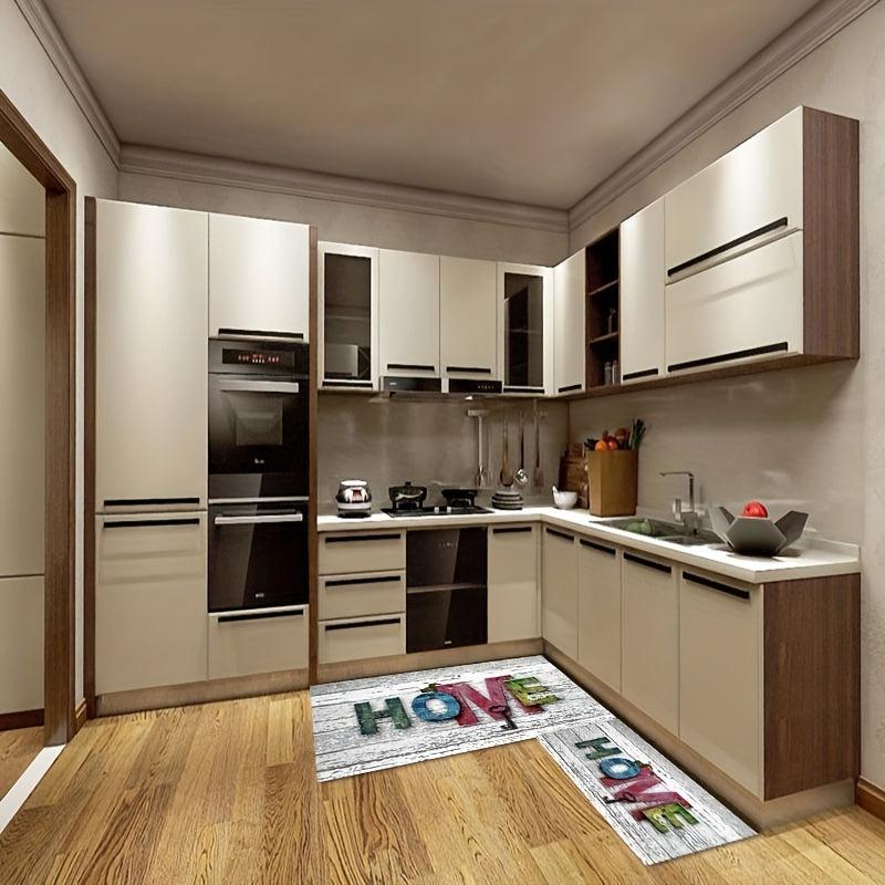 Printed Polyester Mat Area Rug Floor Carpet for Bathroom Kitchen Bedroom
