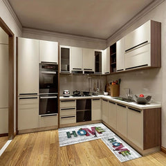 Printed Polyester Mat Area Rug Floor Carpet for Bathroom Kitchen Bedroom