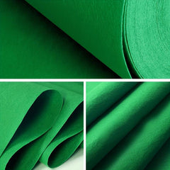 Green Non-Slip Aisle Runner Carpet 100cm Wide