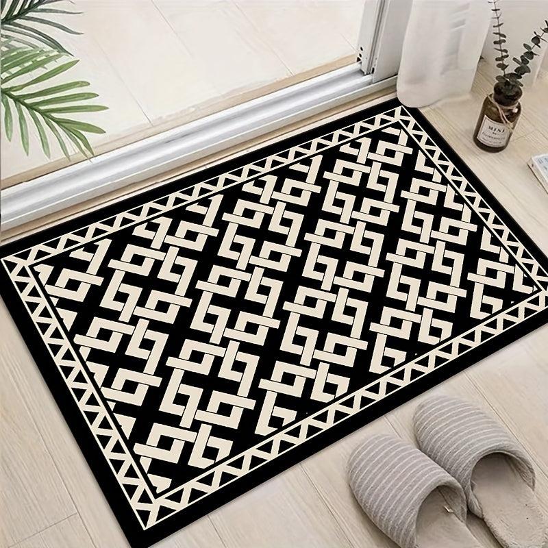 Geometric Area Rug Anti Fatigue Carpet for Living Room Bedroom