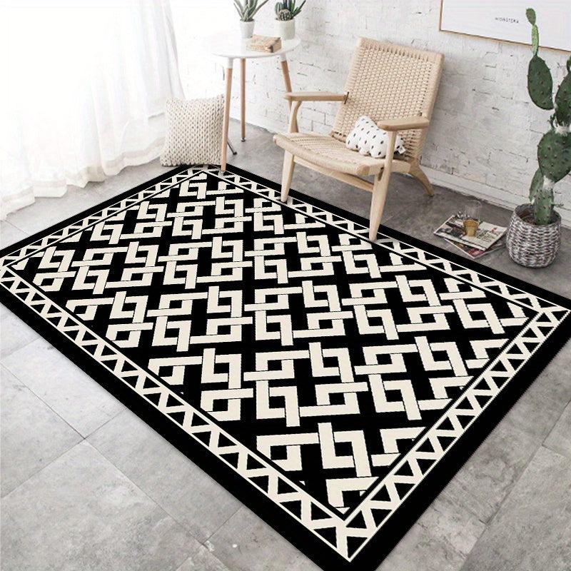 Geometric Area Rug Anti Fatigue Carpet for Living Room Bedroom