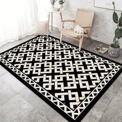 Geometric Area Rug Anti Fatigue Carpet for Living Room Bedroom