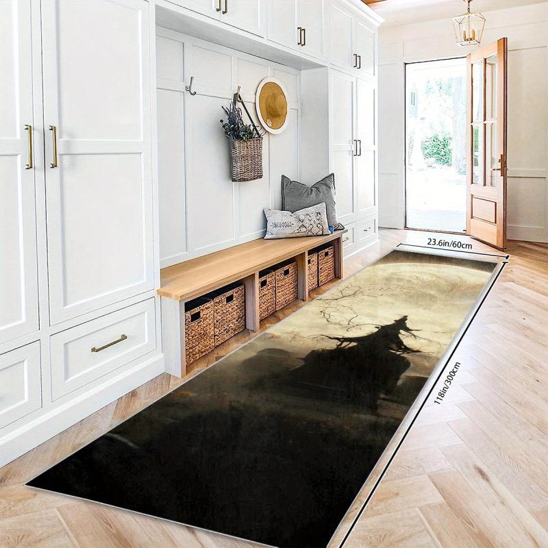 Soft Proof Kitchen Rug Waterproof Non Slip Runner Rug Bedside Rug