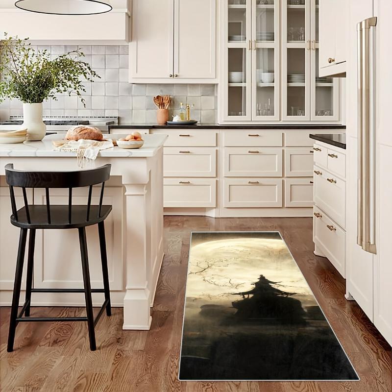 Soft Proof Kitchen Rug Waterproof Non Slip Runner Rug Bedside Rug