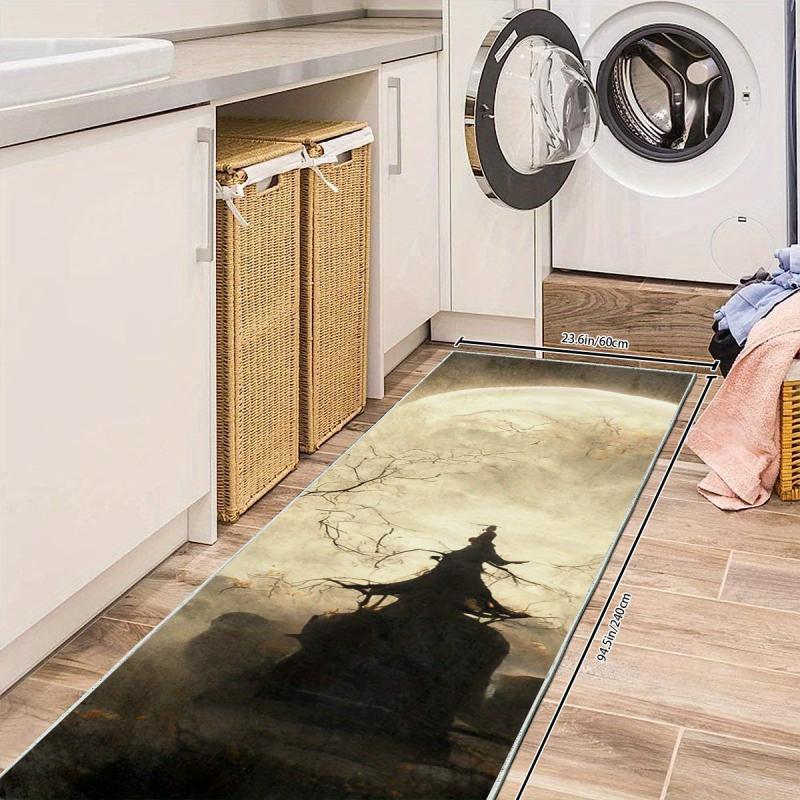 Soft Proof Kitchen Rug Waterproof Non Slip Runner Rug Bedside Rug