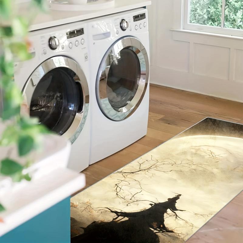 Soft Proof Kitchen Rug Waterproof Non Slip Runner Rug Bedside Rug