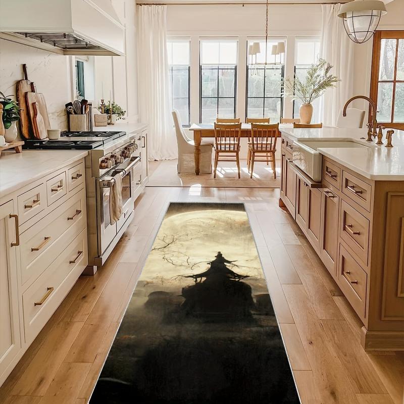 Soft Proof Kitchen Rug Waterproof Non Slip Runner Rug Bedside Rug