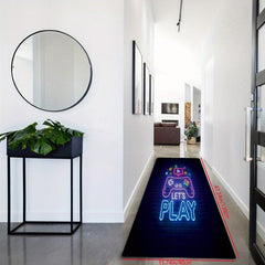 1pc Non Slip Floor Mat Game Console Printing Pattern