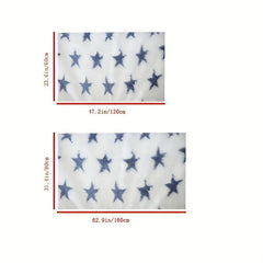 Star Plush Rug Non-slip Kitchen Floor Mat