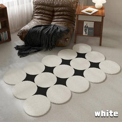 Fluffy Cashmere Rug Soft Plush Living Room Bedroom Decor