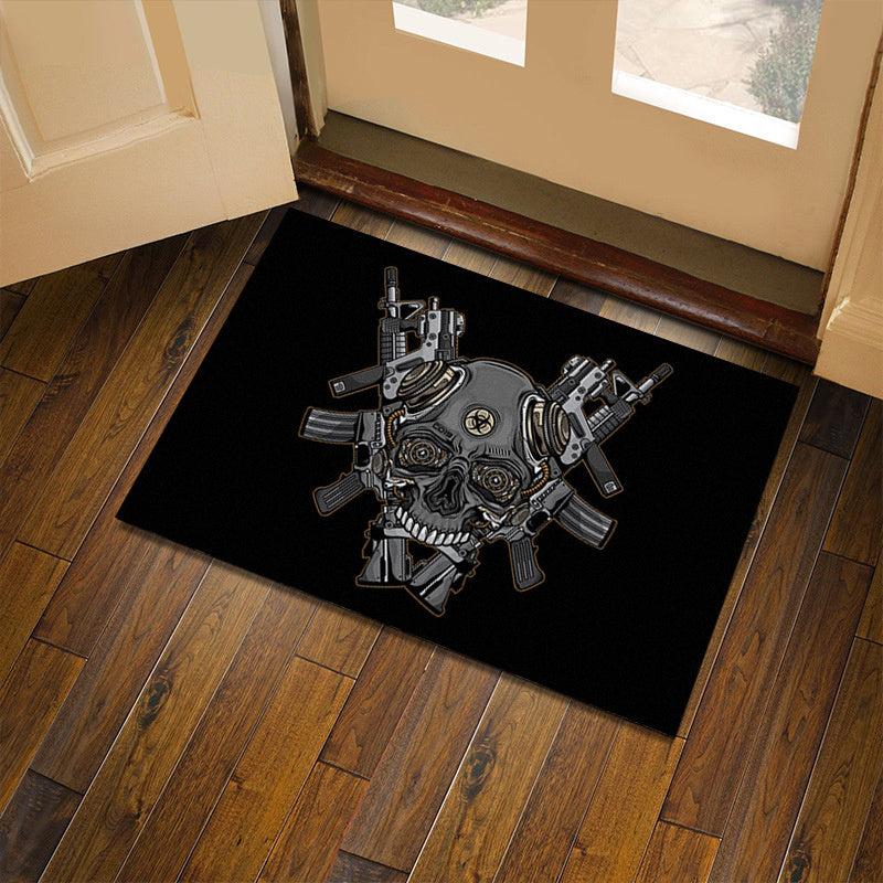 Halloween Zombie Skull Rug Non-slip Floor Mat