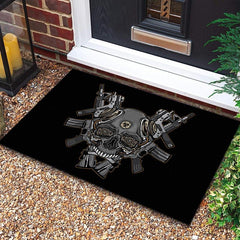 Halloween Zombie Skull Rug Non-slip Floor Mat