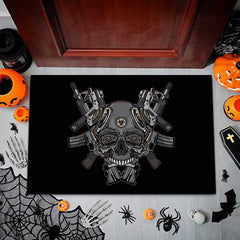 Halloween Zombie Skull Rug Non-slip Floor Mat