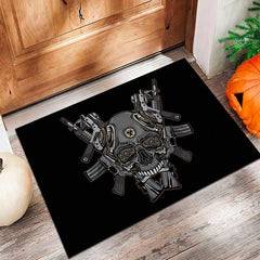 Halloween Zombie Skull Rug Non-slip Floor Mat