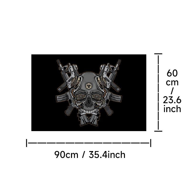 Halloween Zombie Skull Rug Non-slip Floor Mat