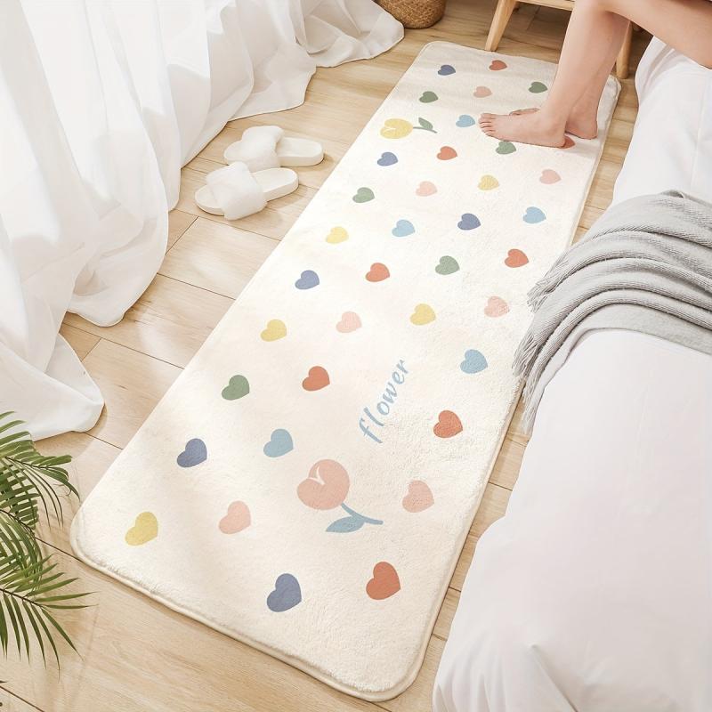 Soft Fluffy Shag Furry Area Rug Carpet for Bedroom Living Room Nursery Girls Roo