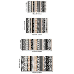 Boho Print Tassel Floor Mat Woven Printed Carpet Home Carpet