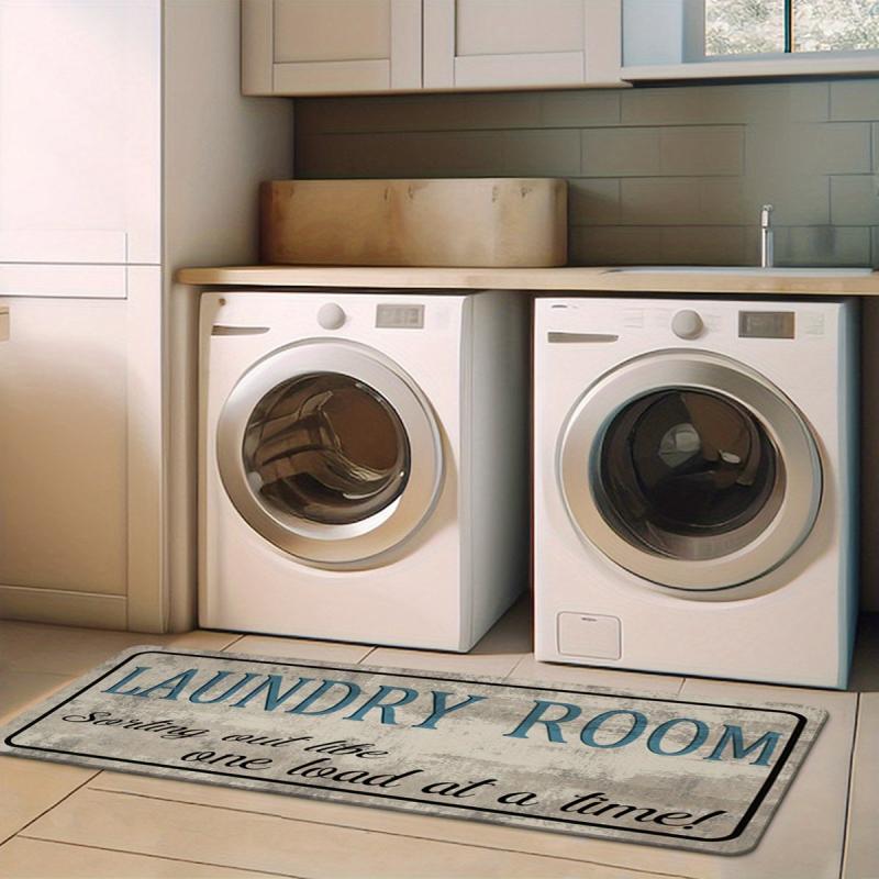Laundry Room Rug Non Slip Runner Rubber Backing Floor Carpet Runner