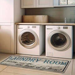 Laundry Room Rug Non Slip Runner Rubber Backing Floor Carpet Runner