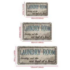 Laundry Room Rug Non Slip Runner Rubber Backing Floor Carpet Runner