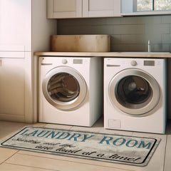 Laundry Room Rug Non Slip Runner Rubber Backing Floor Carpet Runner