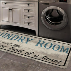 Laundry Room Rug Non Slip Runner Rubber Backing Floor Carpet Runner