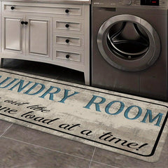 Laundry Room Rug Non Slip Runner Rubber Backing Floor Carpet Runner