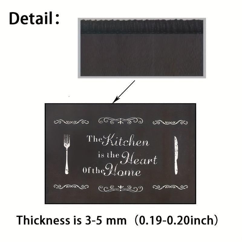 Waterproof Cushioned Kitchen Floor Mat - Anti Fatigue Non Slip Rug