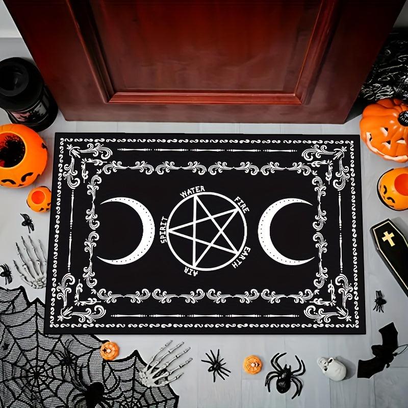 Hexagram Divination Halloween Doormat Indoor Mat Non-slip Floor Mat