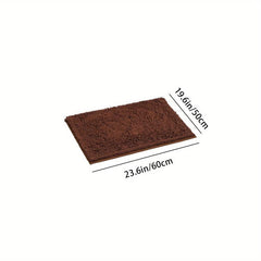 Soft Cozy Shaggy Chenille Runner Rug Kitchen Bathroom Non Slip Bath Mat