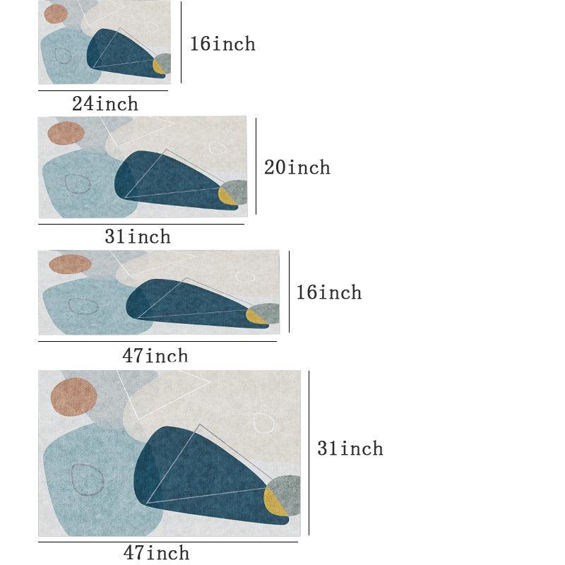 Soft Flannel Non Slip Floor Mat for Bathroom and Door