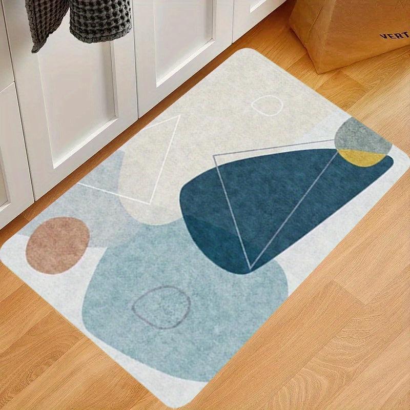 Soft Flannel Non Slip Floor Mat for Bathroom and Door