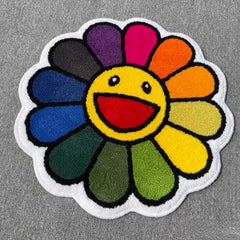 Sunflower Area Rug Modern Bedroom Decor Large Living Room Carpet